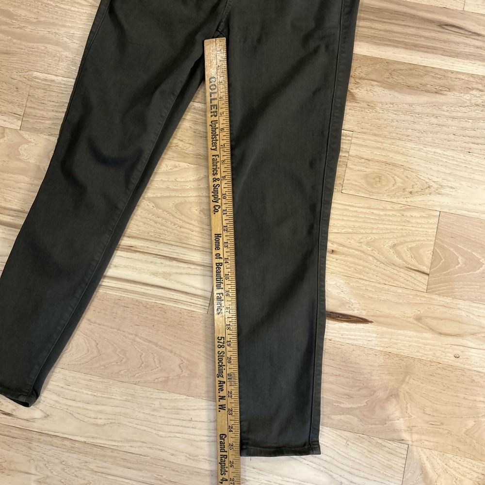Paige Jeans Dark Hunter Green Skinny Jean Size 29 - Picture 5 of 5